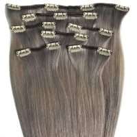 Clips Hair - 7P - Luxury Hair - Rakt - 100g