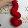 Nail Hair - #Red - 40cm - Wavy - 100g