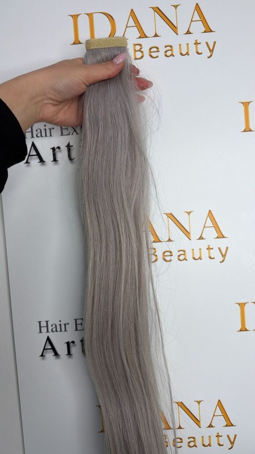 Pony Tail - #Silver - 60cm - Rakt - 100g