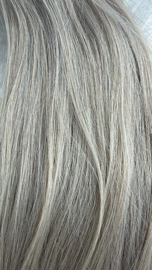 Pony Tail - #Silver - 60cm - Rakt - 100g