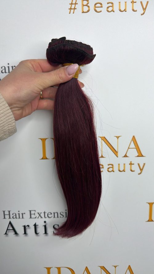 Clips Hair - #99j - 30cm - Rakt - 100g