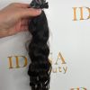 Nail Hair - #1b - 30cm - Curly - 50g