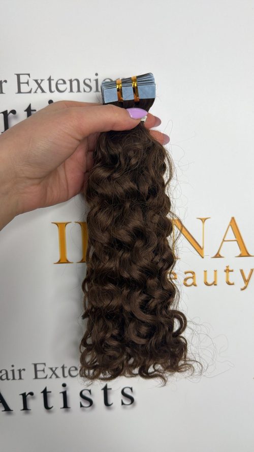 Tape Hair - #4 - 30cm - Curly - 100g