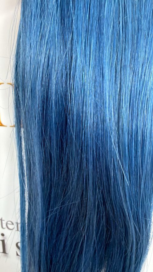 Nail Hair - #blue - 40cm - Rakt - 50g