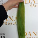 Nail Hair - #green - 40cm - Rakt - 100g