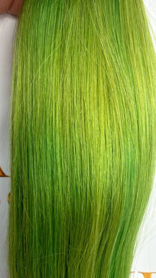 Nail Hair - #green - 40cm - Rakt - 100g