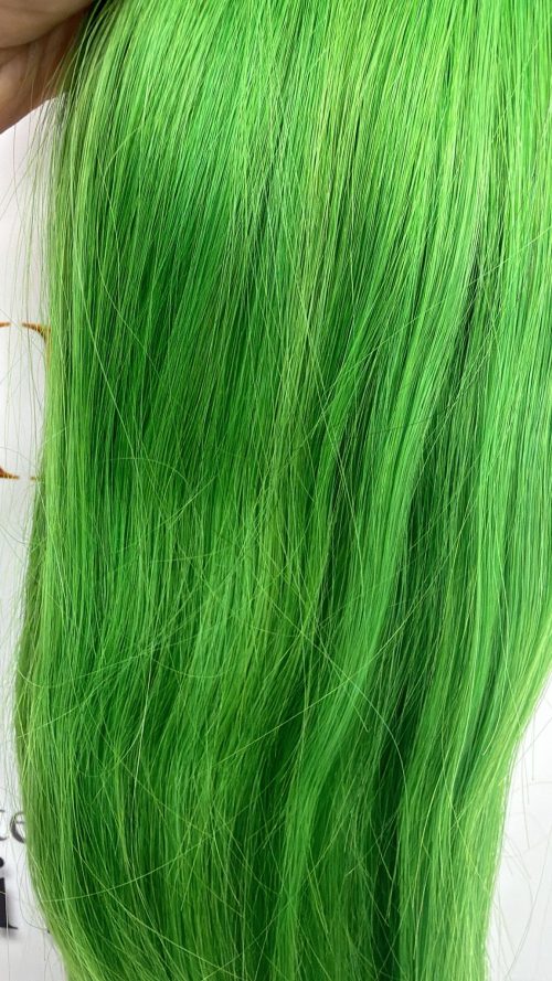 Tape Hair - #green - 50cm - Rakt - 50g