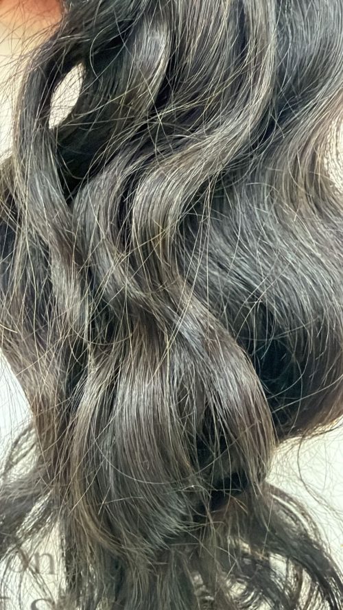 Clips Hair - #1b - 40cm - Wavy - 100g