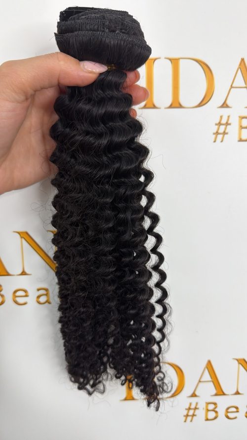 Clips Hair - #1 - 40cm - Curly - 100g