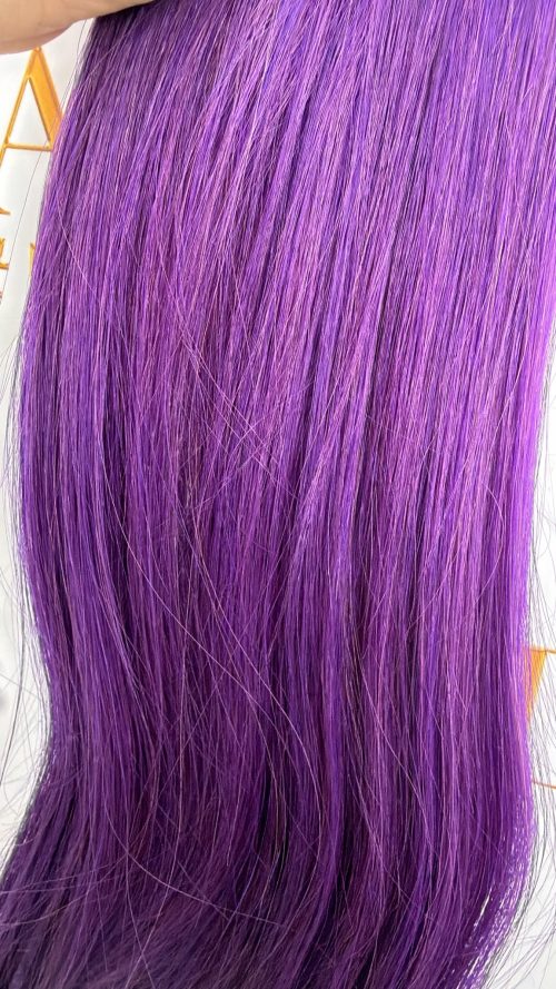 Tape Hair - #purple - 50cm - Rakt - 100g