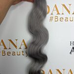 Tape Hair - #silver - 50cm - Wavy - 40g