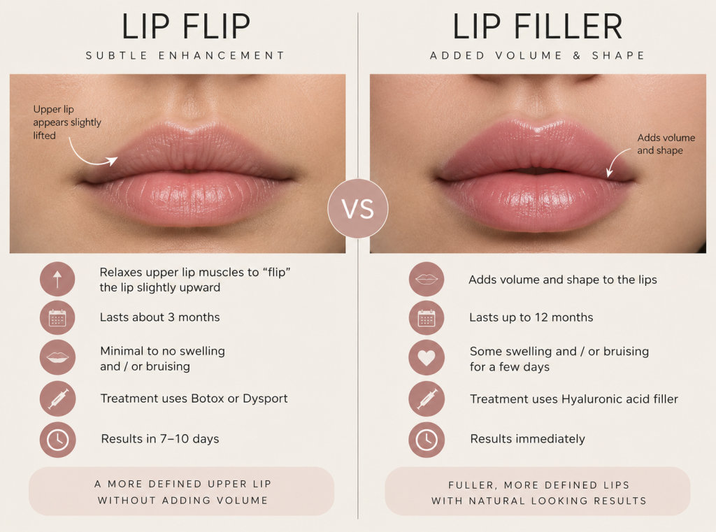 Lip Flip botox
