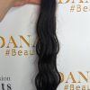 Nail Hair - #1b - 70cm - Wavy - 40g