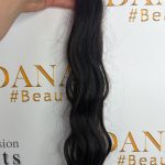Nail Hair - #1b - 70cm - Wavy - 40g