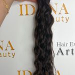 Nail Hair - #1b - 70cm - Curly - 40g